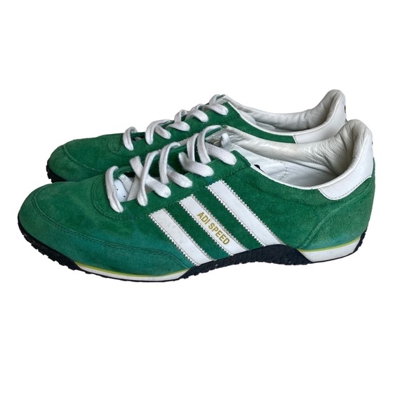 Vintage 2005‎ Adidas Adispeed Men US 10.5 Green White 116976 main image 10